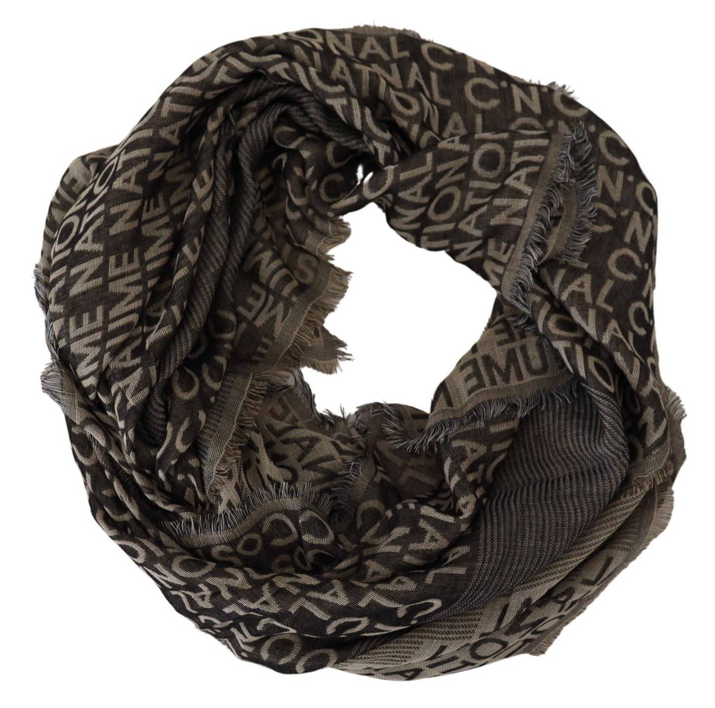 Costume National Chic Fringed Viscose-Silk Scarf - KALAJ