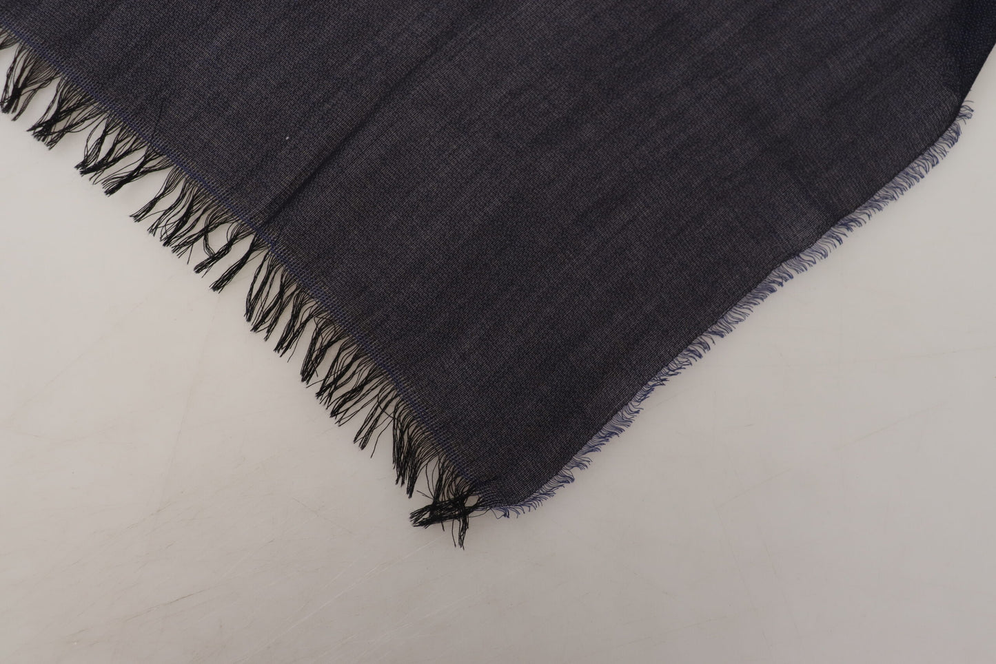 GF Ferre Elegant Fringed Wool Blend Scarf - KALAJ