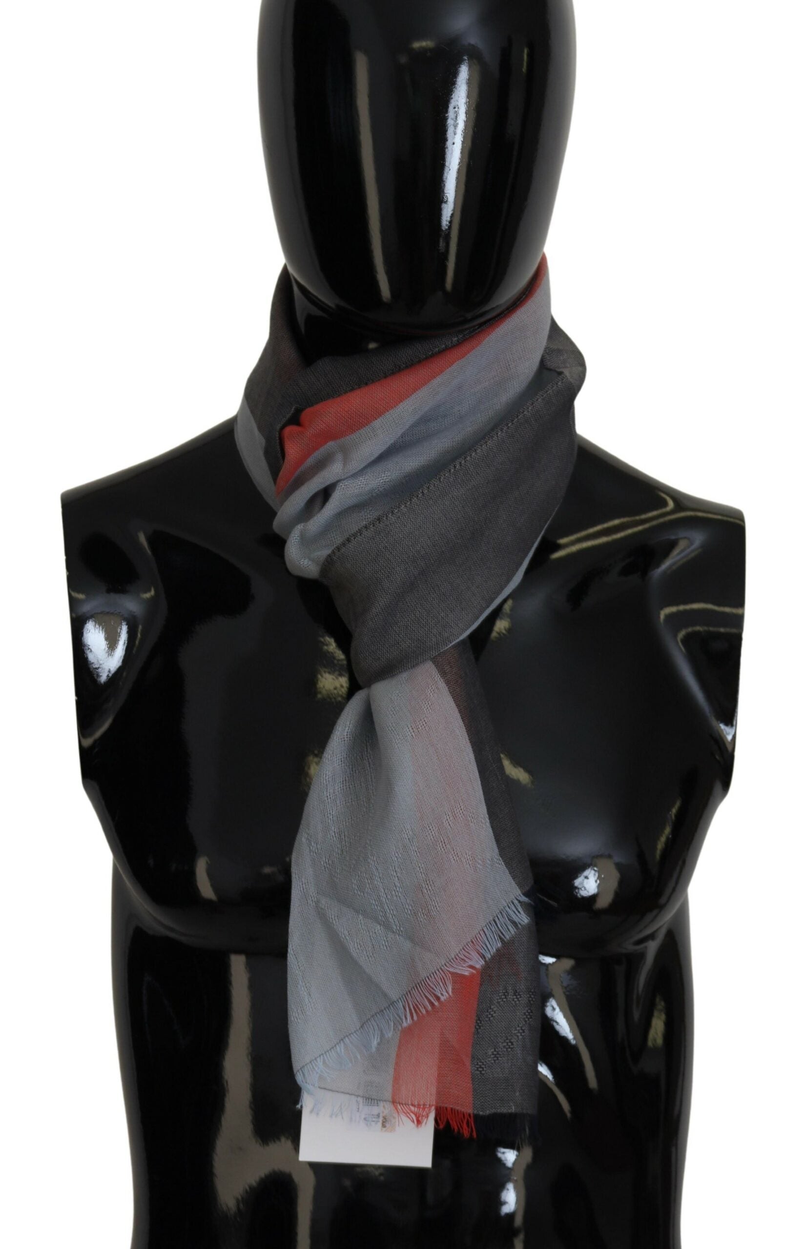 Costume National Multicolor Cotton Men's Luxury Scarf - KALAJ