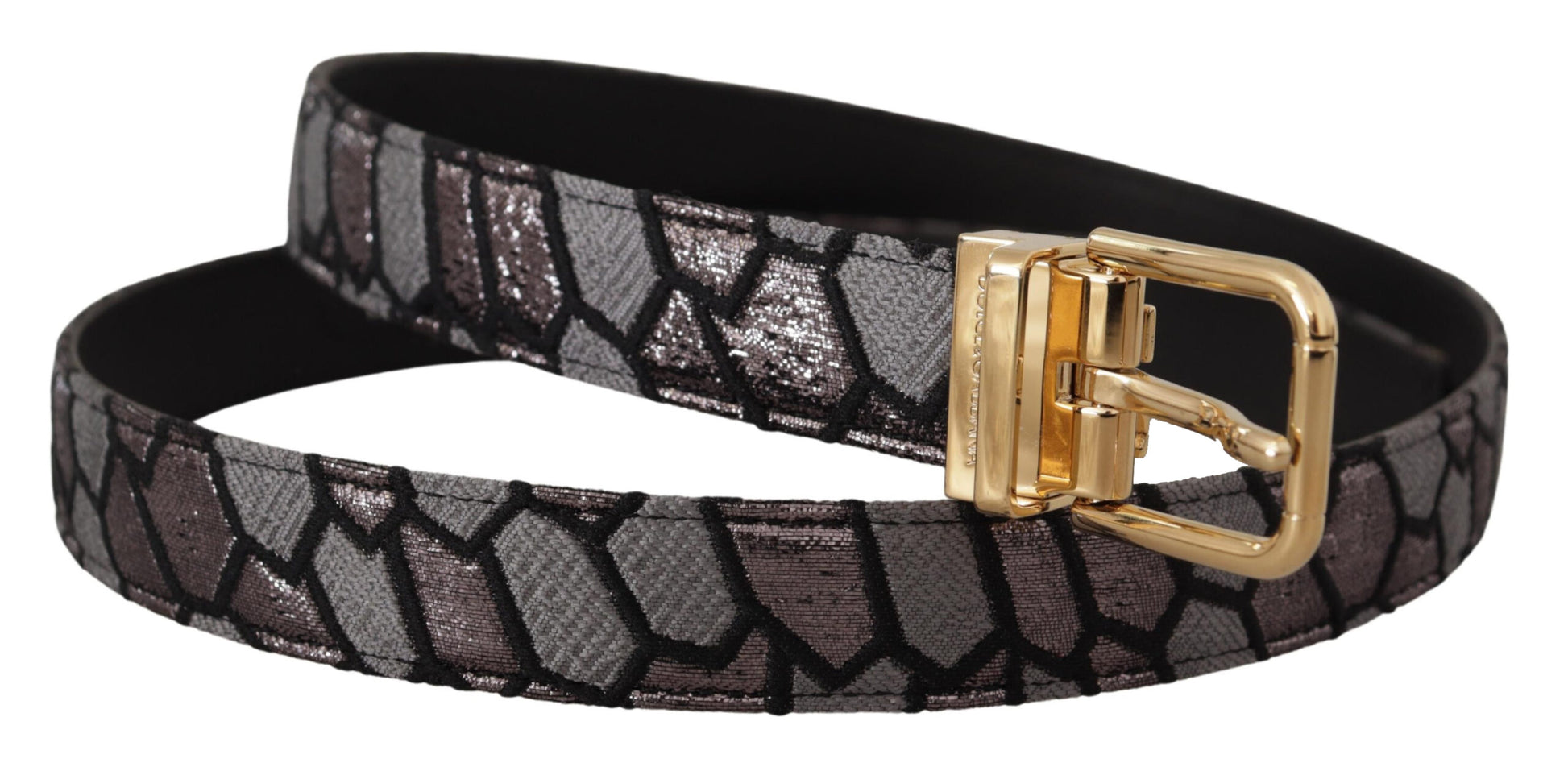 Dolce & Gabbana Multicolor Leather Statement Belt - KALAJ