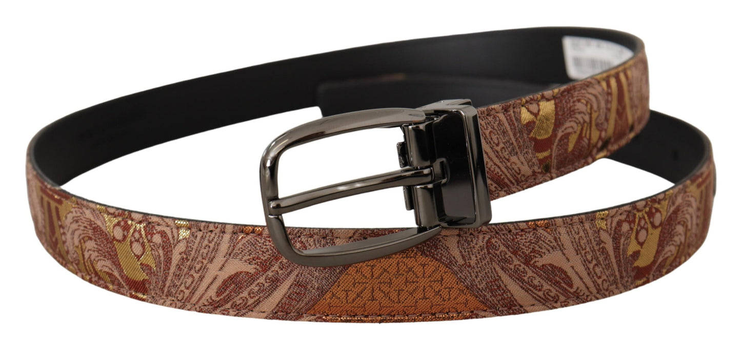 Dolce & Gabbana Multicolor Leather Signature Belt - KALAJ