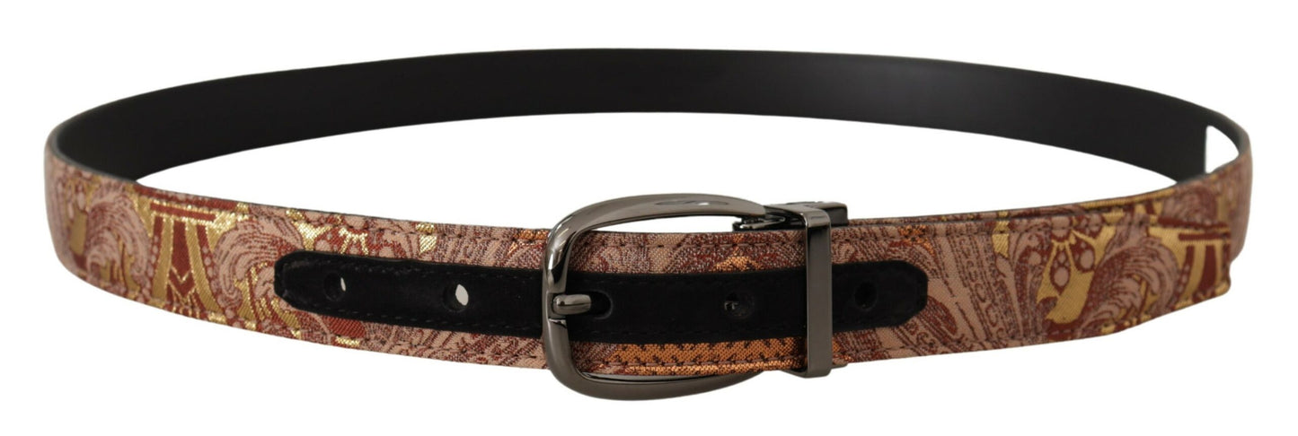 Dolce & Gabbana Multicolor Leather Signature Belt - KALAJ