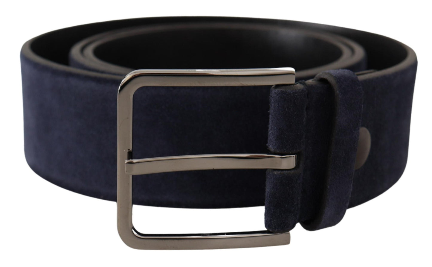 Dolce & Gabbana Navy Elegance Velvet Leather Belt - KALAJ