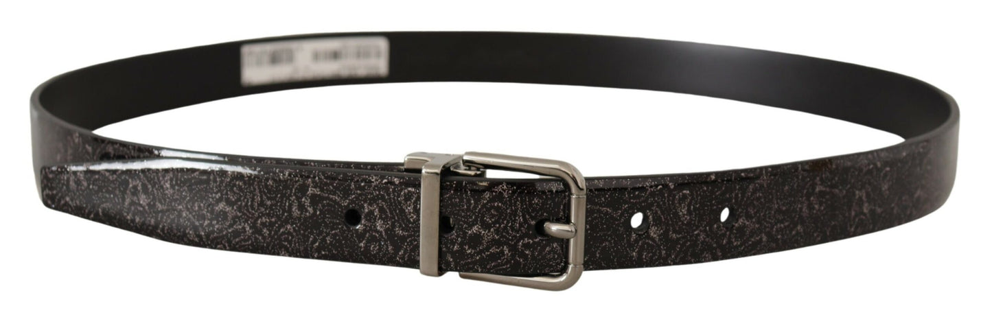 Dolce & Gabbana Sleek Grosgrain Leather Belt with Metal Buckle - KALAJ