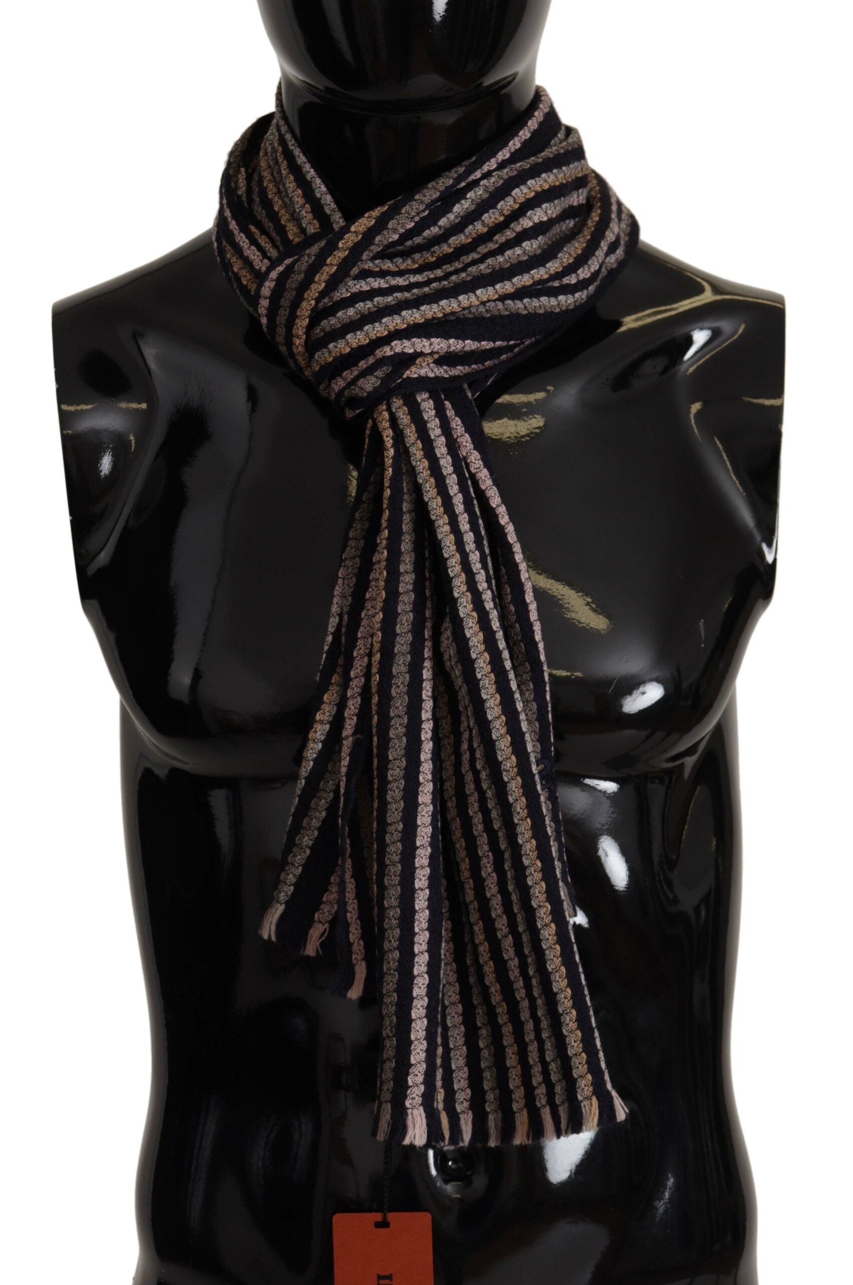 Missoni Authentic Multicolor Wool Mens Scarf - KALAJ