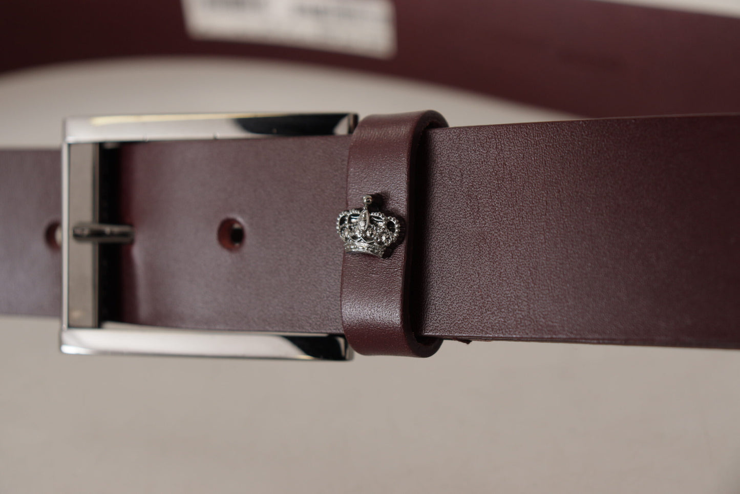 Dolce & Gabbana Elegant Brown Leather Designer Belt - KALAJ