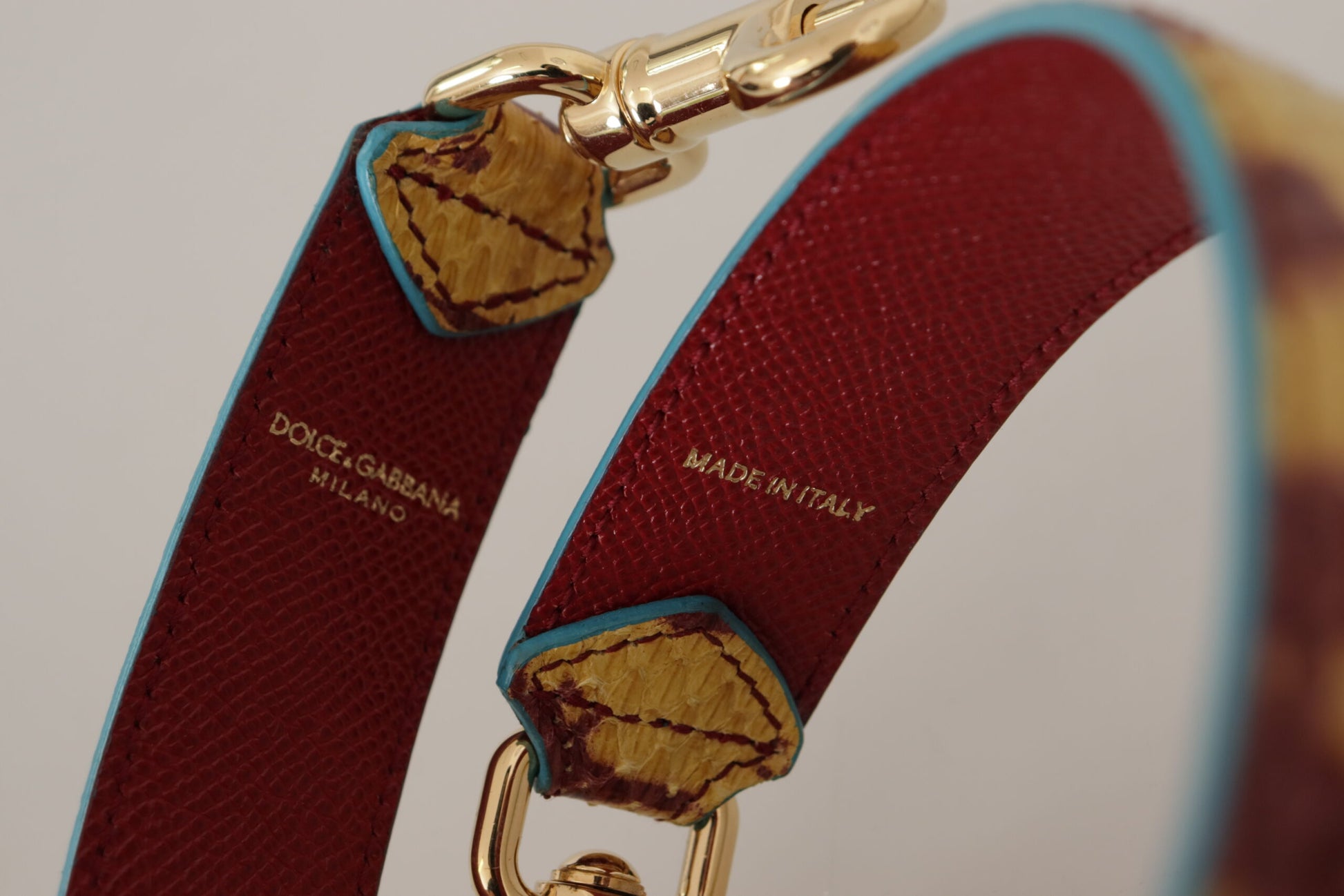 Dolce & Gabbana Elegant Ayers Leather Bag Strap - KALAJ