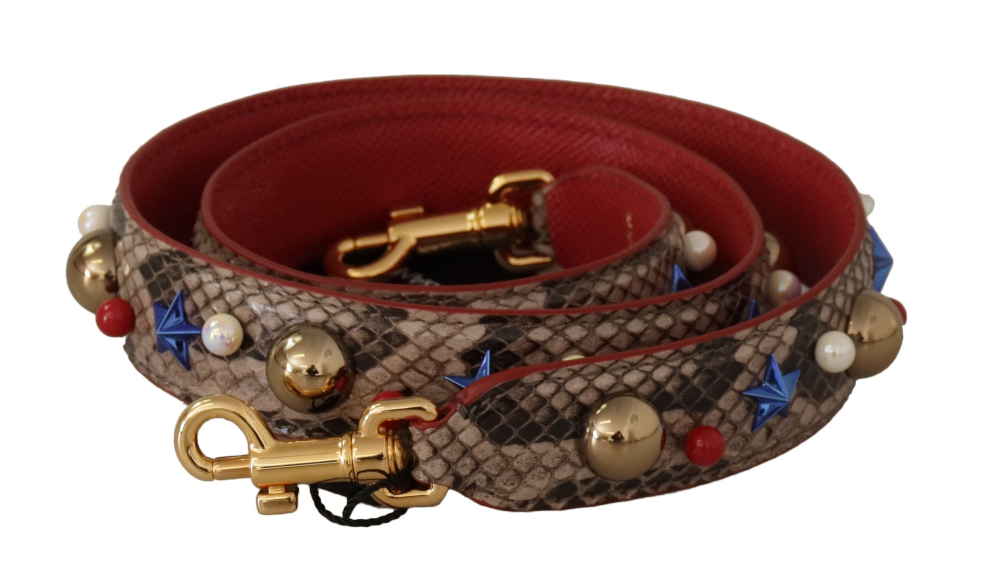 Dolce & Gabbana Elegant Python Leather Shoulder Strap - KALAJ