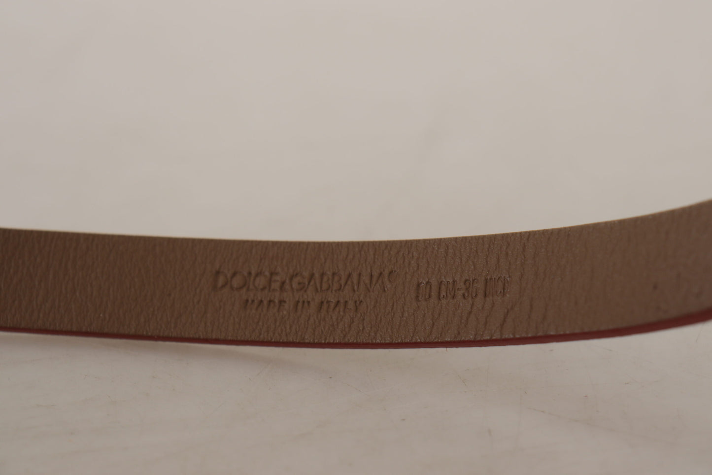 Dolce & Gabbana Chic Suede Belt with Logo Engraved Buckle - KALAJ