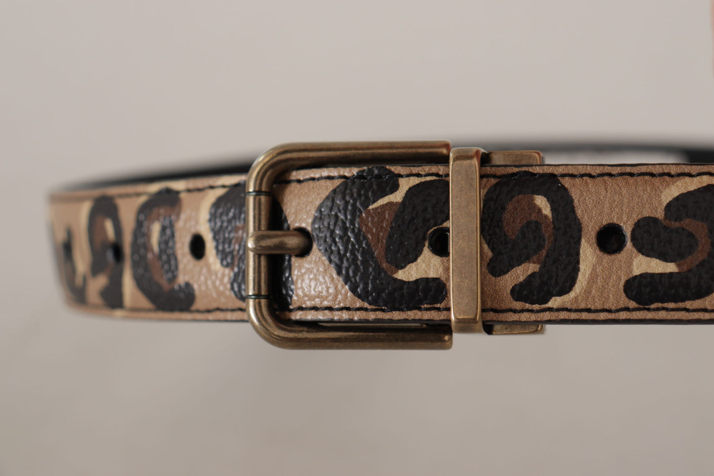 Dolce & Gabbana Chic Engraved Logo Leather Belt - KALAJ