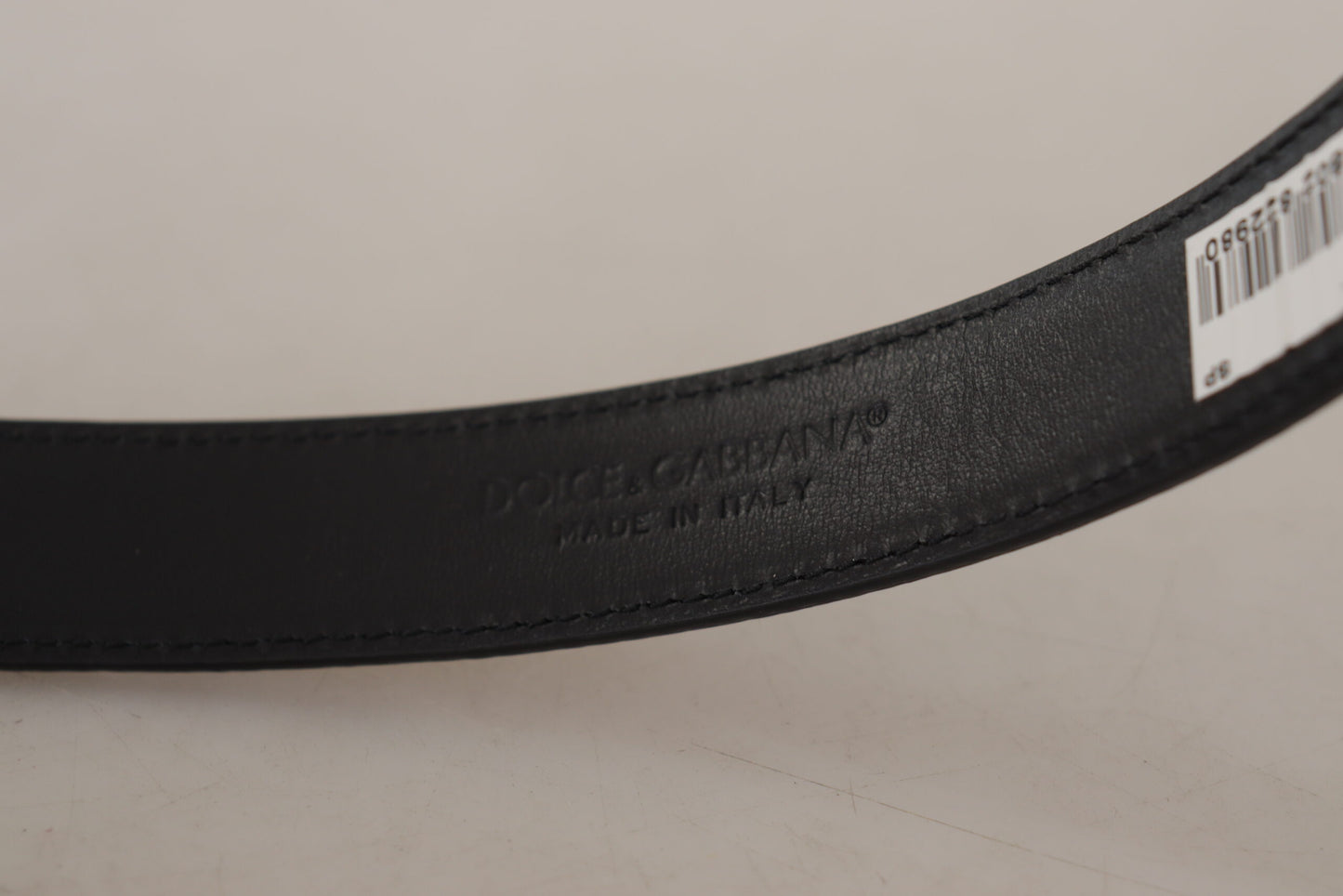 Dolce & Gabbana Chic Engraved Logo Leather Belt - KALAJ