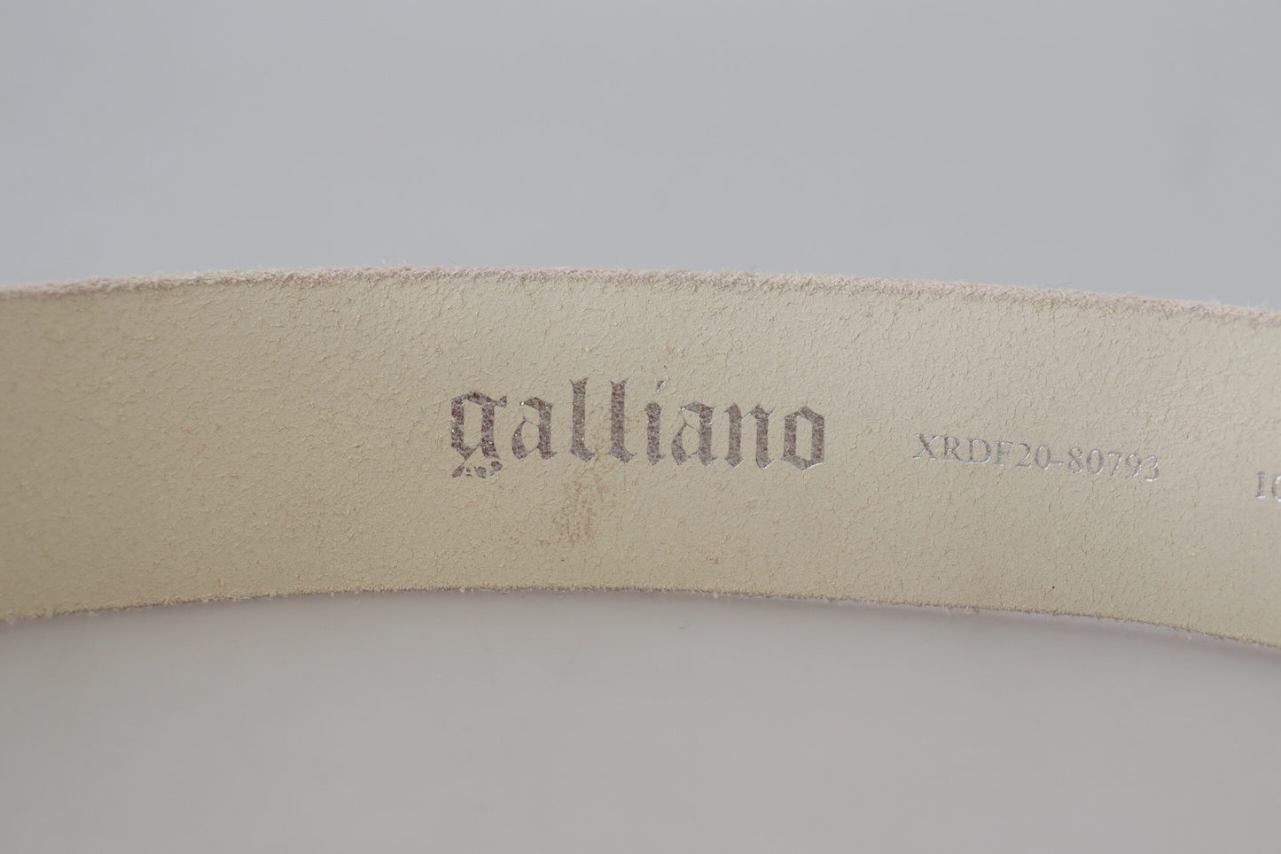 John Galliano Elegant Pink Leather Fashion Belt - KALAJ