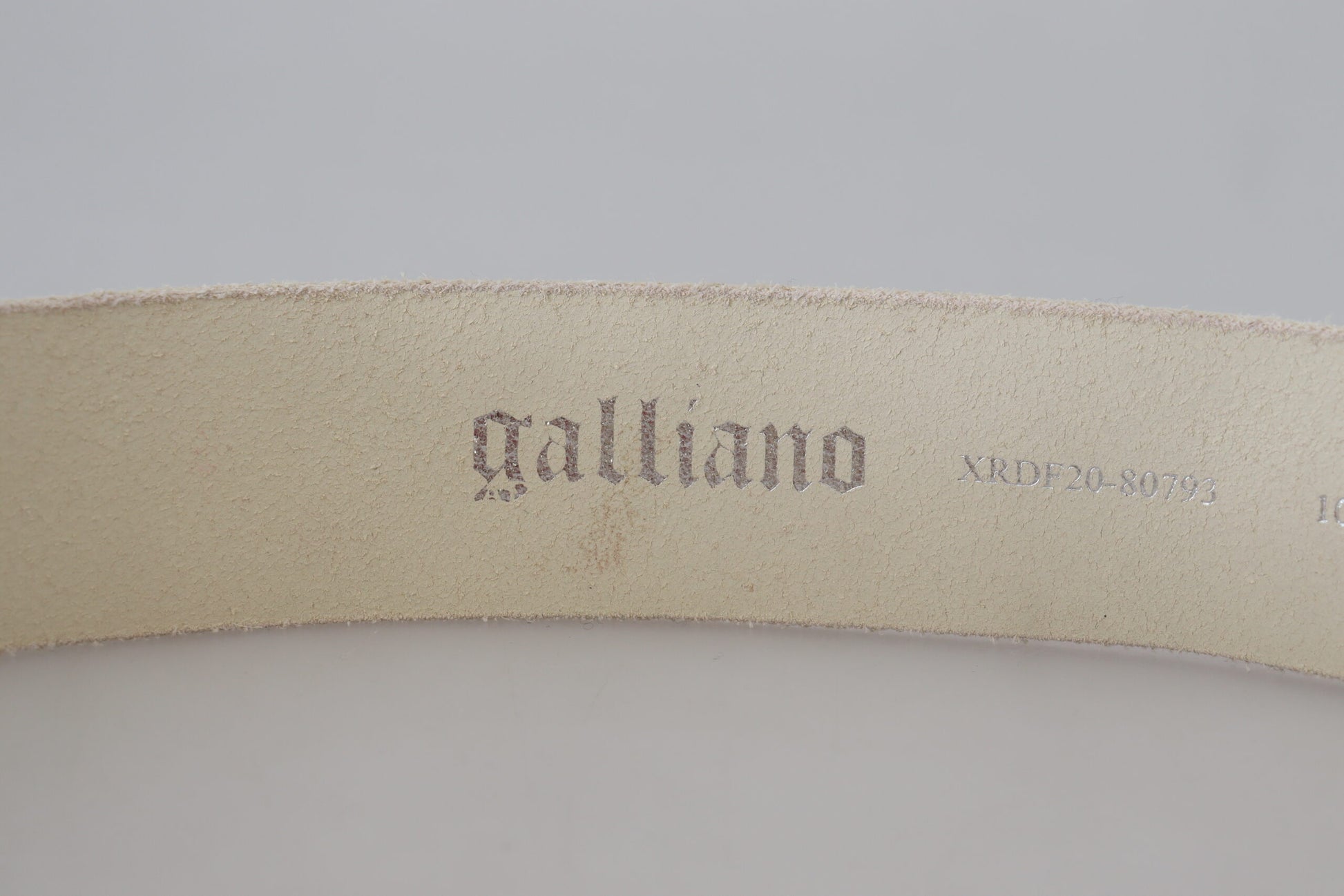 John Galliano Elegant Pink Leather Fashion Belt - KALAJ