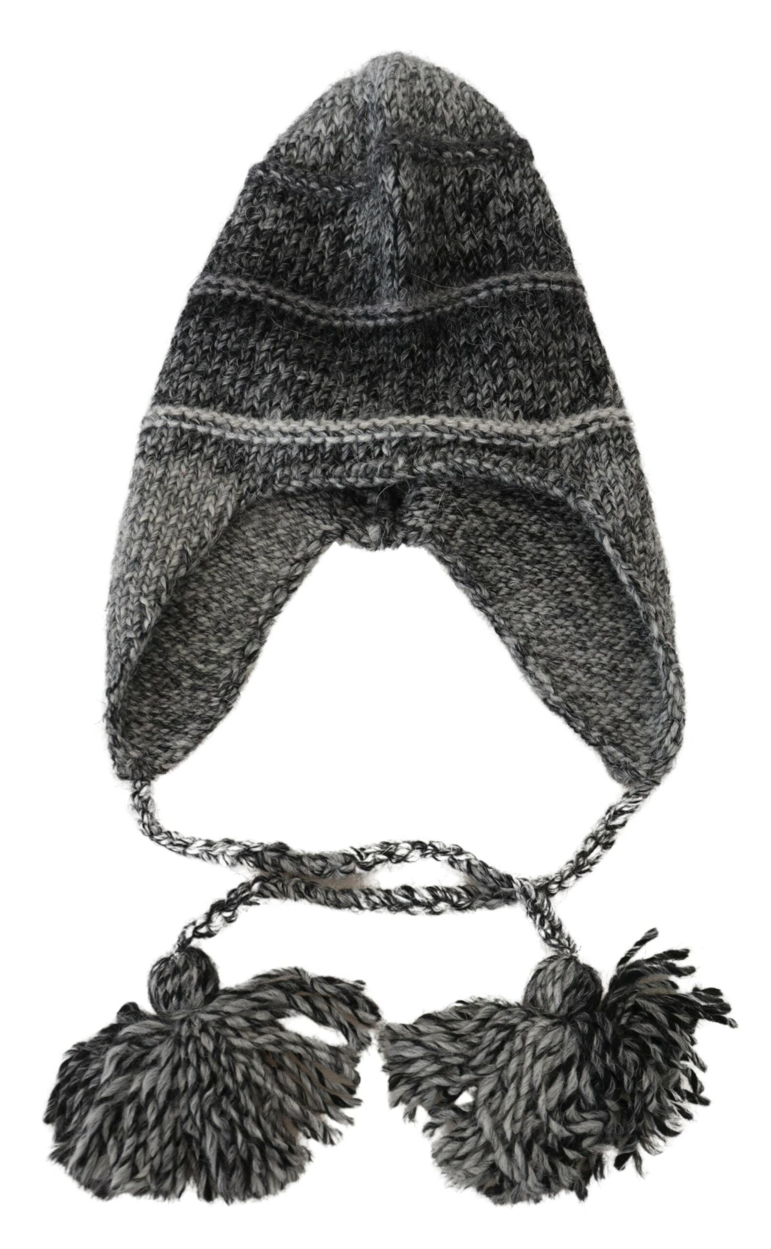 Dolce & Gabbana Elegant Gray Knitted Beanie Hat - KALAJ