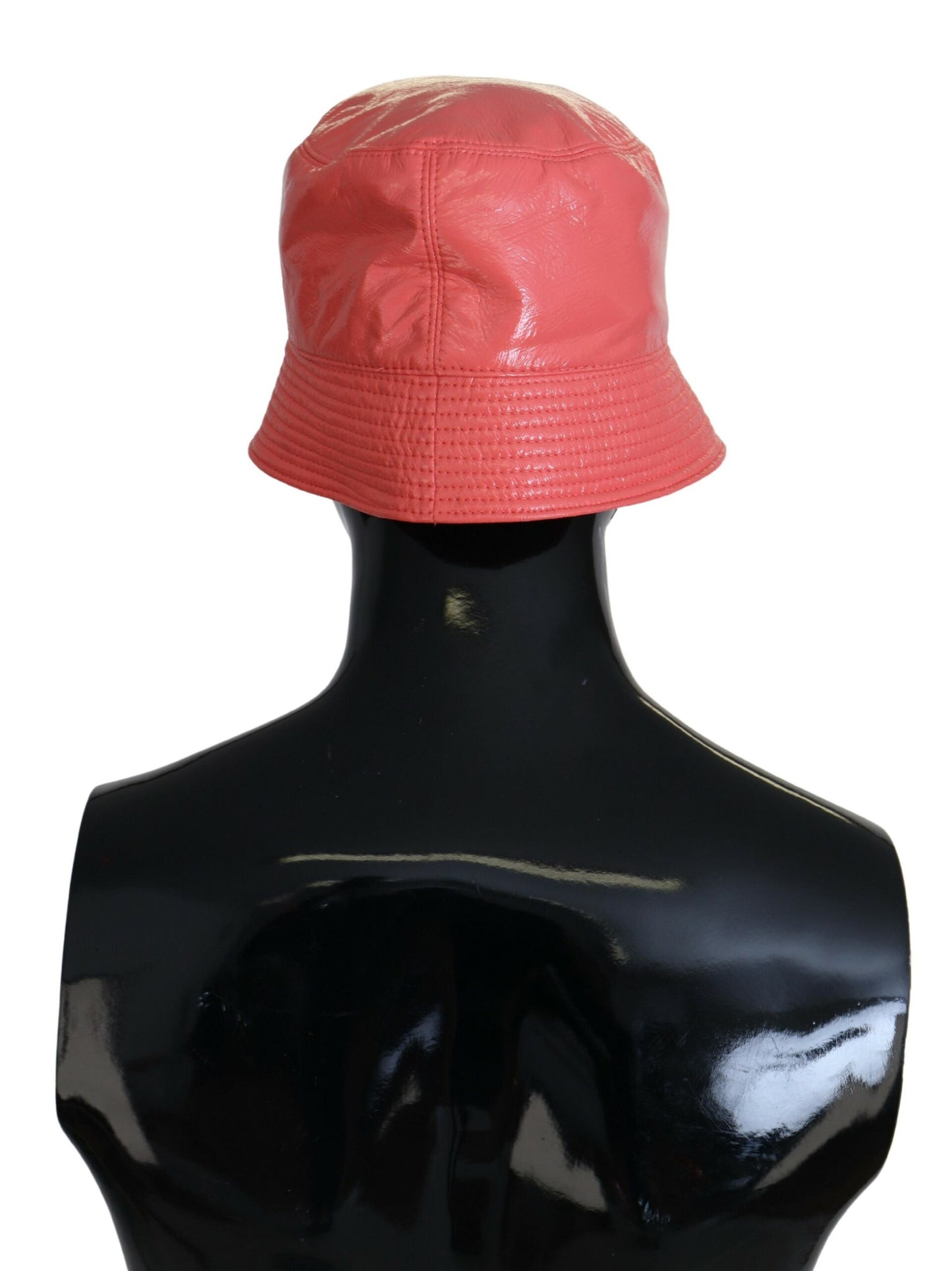 Dolce & Gabbana Elegant Peach Bucket Hat - Summer Chic Essential - KALAJ