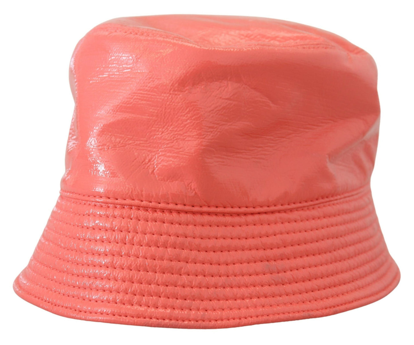 Dolce & Gabbana Elegant Peach Bucket Hat - Summer Chic Essential - KALAJ