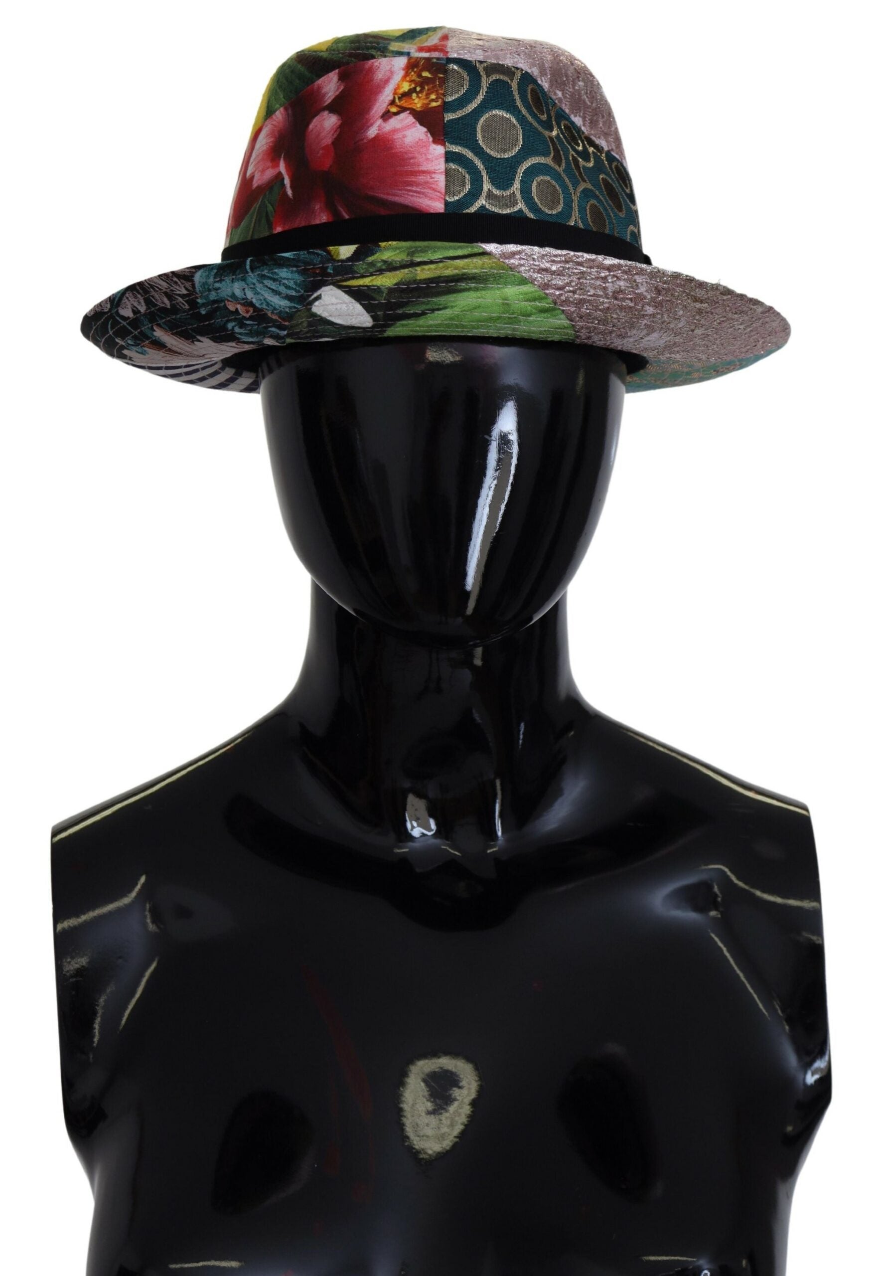 Dolce & Gabbana Eclectic Chic Multicolor Fedora Cap - KALAJ