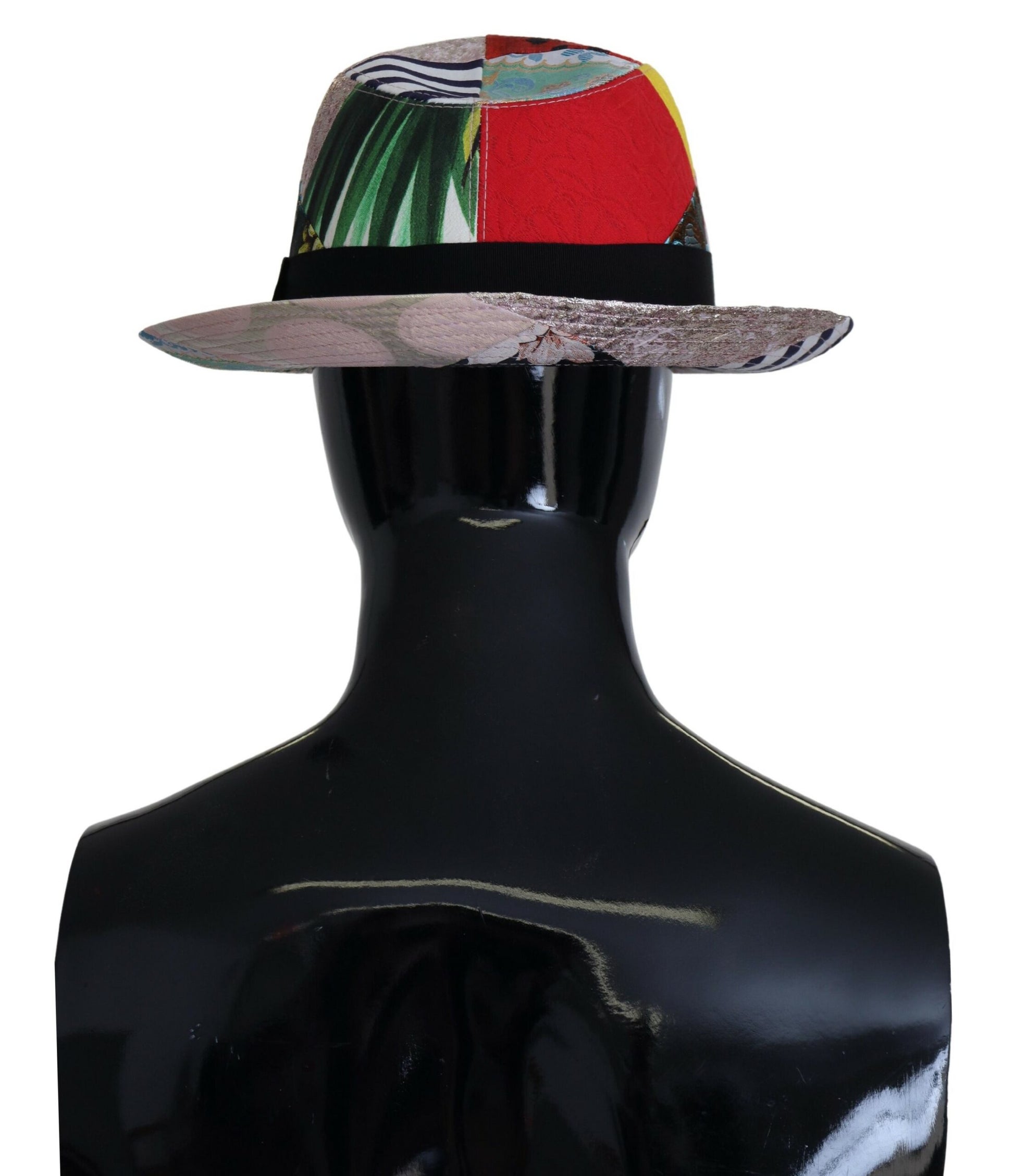 Dolce & Gabbana Eclectic Chic Multicolor Fedora Cap - KALAJ