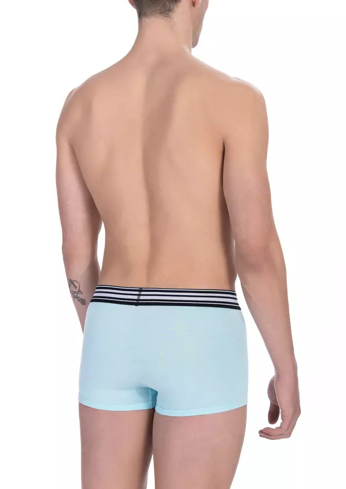 Bikkembergs Light Blue Cotton Men's Trunk