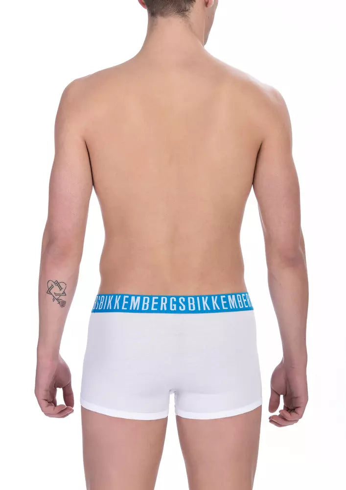 Bikkembergs White Cotton Men's Trunk