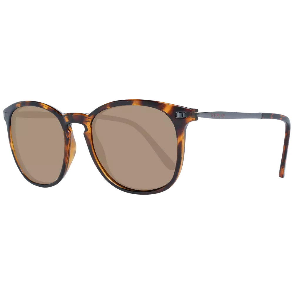 Replay Brown Unisex Sunglasses