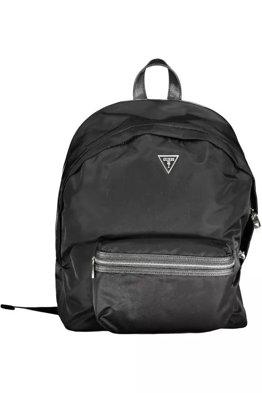 Guess Jeans Black Polyamide Men Backpack - KALAJ