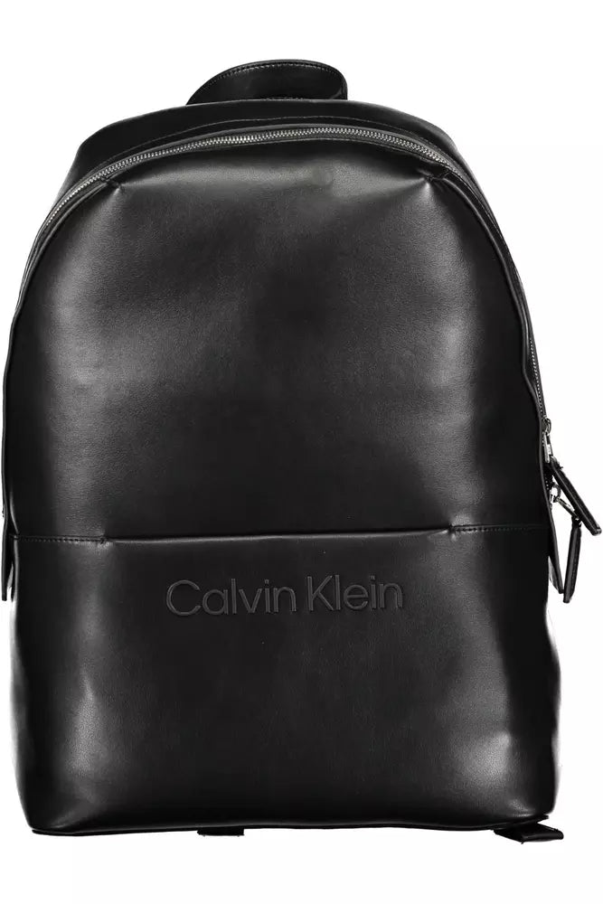 Calvin Klein Black Polyester Men Backpack - KALAJ