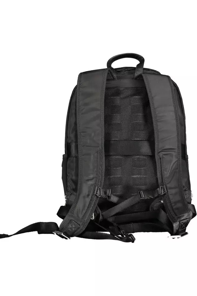 Guess Jeans Black Polyamide Men Backpack - KALAJ