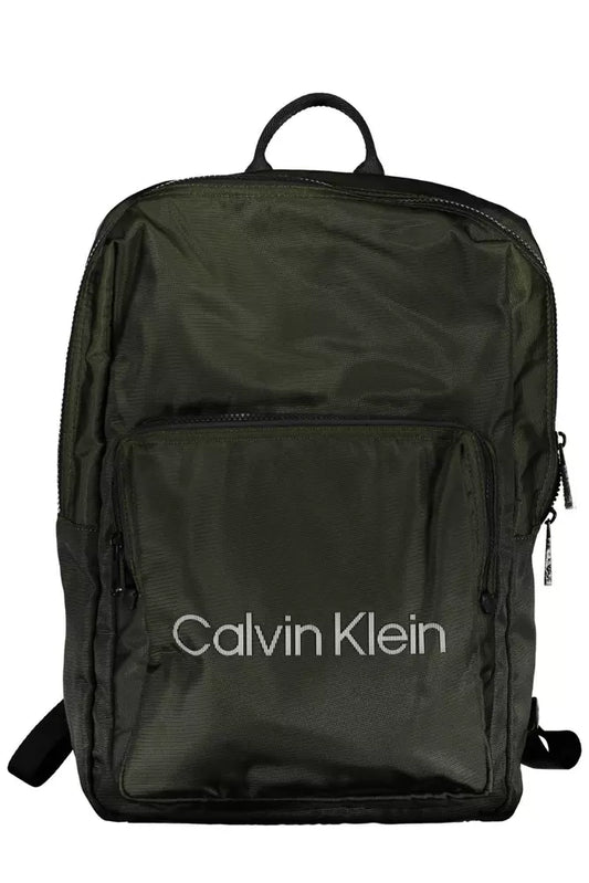 Calvin Klein Green Polyester Men Backpack - KALAJ