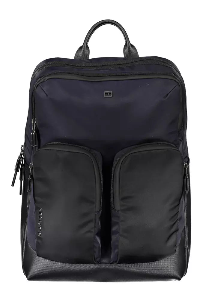 Tommy Hilfiger Blue Polyethylene Men Backpack - KALAJ