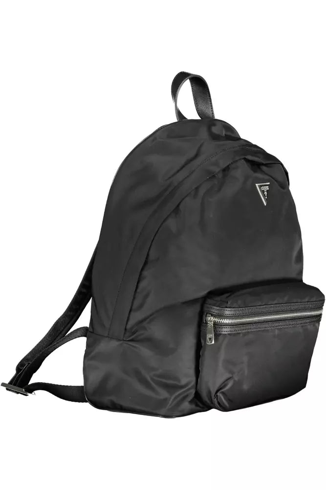 Guess Jeans Black Polyamide Men Backpack - KALAJ