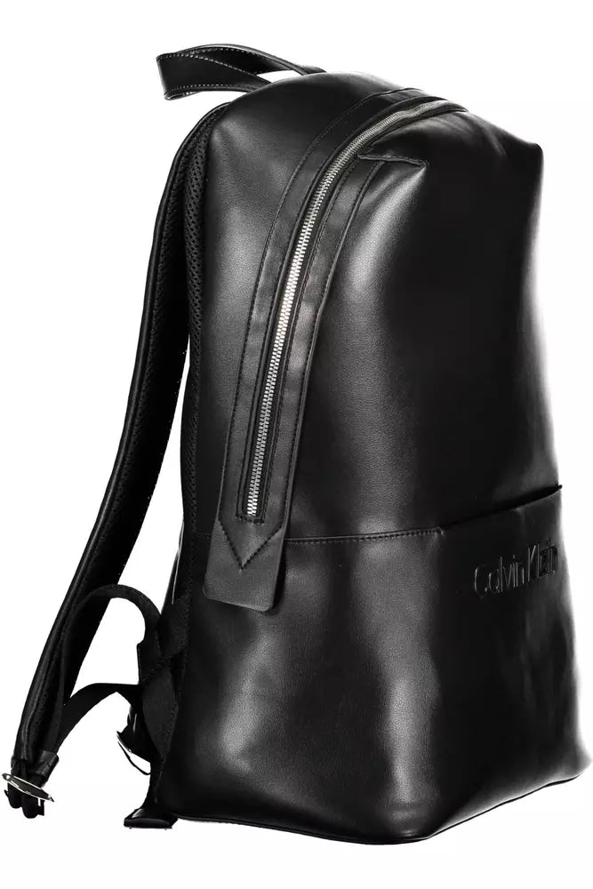 Calvin Klein Black Polyester Men Backpack - KALAJ