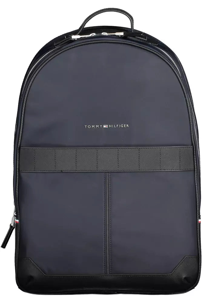 Tommy Hilfiger Blue Polyester Men Backpack - KALAJ