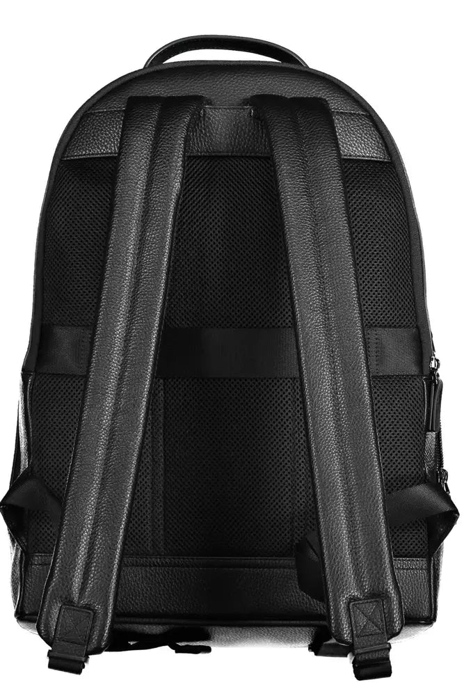 Tommy Hilfiger Black Polyethylene Men Backpack - KALAJ