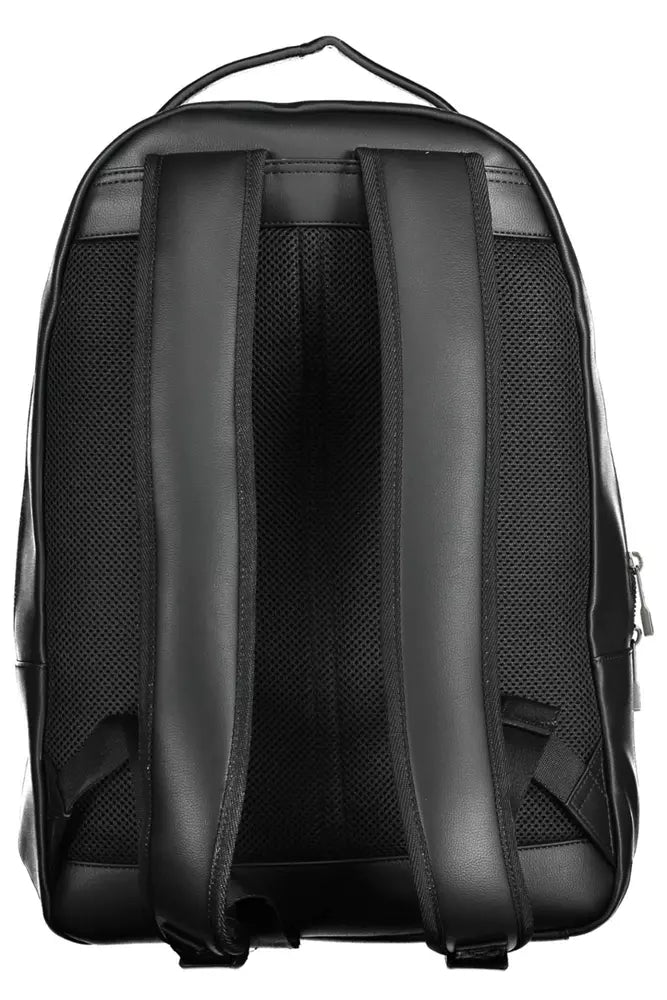 Tommy Hilfiger Black Polyethylene Men Backpack - KALAJ