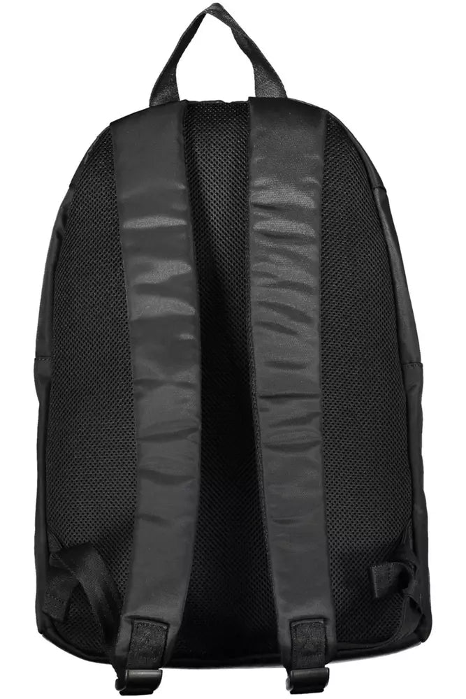 Tommy Hilfiger Black Polyester Men Backpack - KALAJ