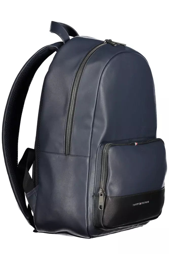 Tommy Hilfiger Blue Polyethylene Men Backpack - KALAJ