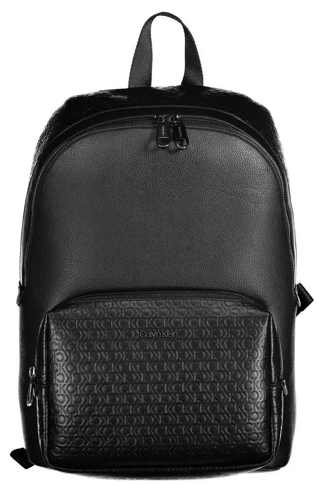 Calvin Klein Black Polyester Men Backpack - KALAJ