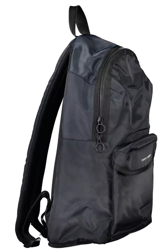 Tommy Hilfiger Blue Polyester Men Backpack - KALAJ