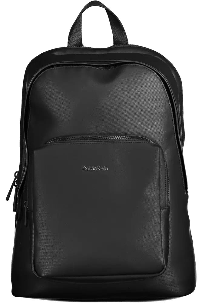 Calvin Klein Black Polyester Men Backpack - KALAJ