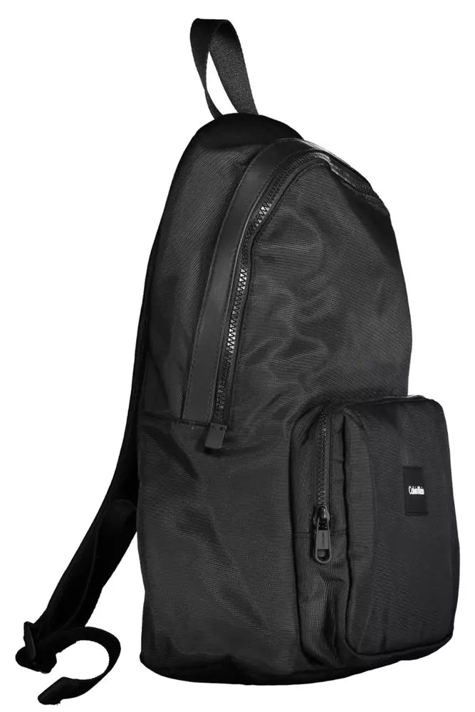 Calvin Klein Black Polyester Men Backpack - KALAJ