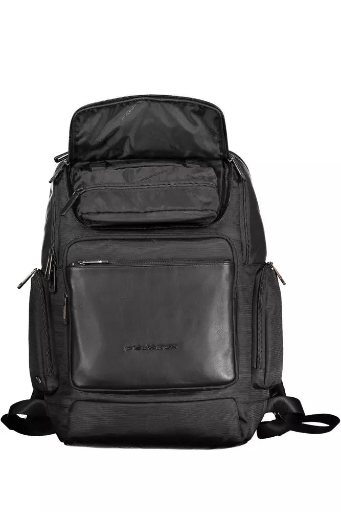 Piquadro Black RPET Men Backpack - KALAJ