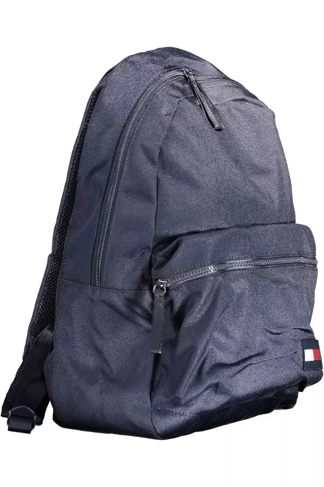 Tommy Hilfiger Blue Polyester Men Backpack - KALAJ