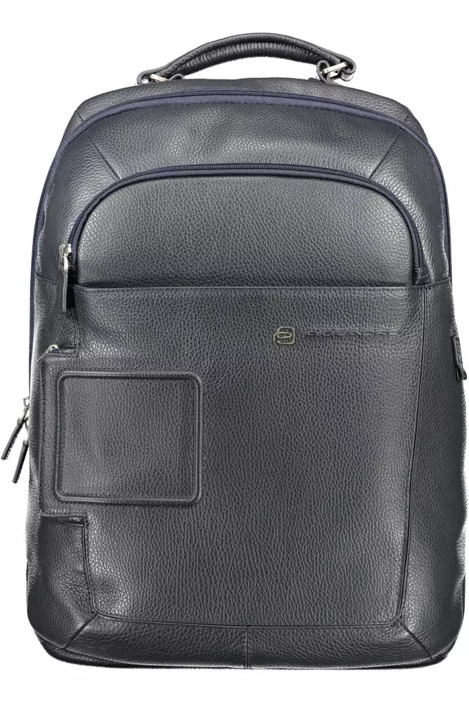 Piquadro Blue Leather Men Backpack - KALAJ