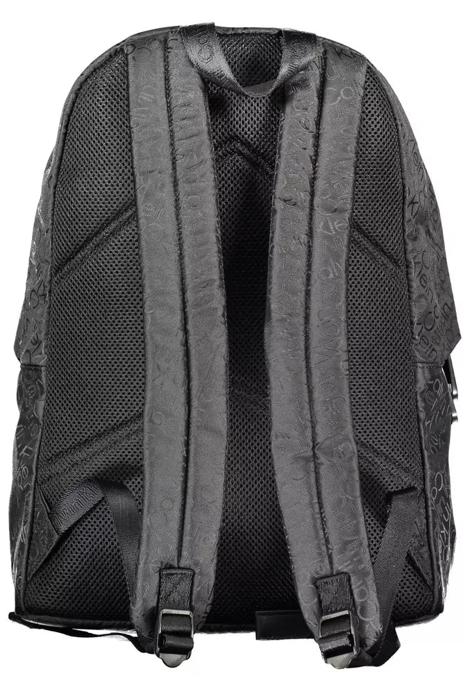 Calvin Klein Black Polyester Men Backpack - KALAJ