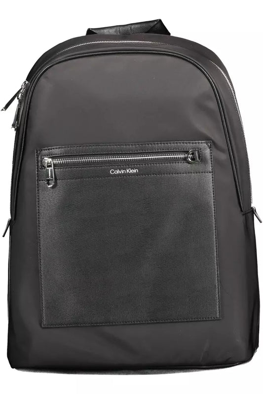 Calvin Klein Black Polyester Men Backpack - KALAJ