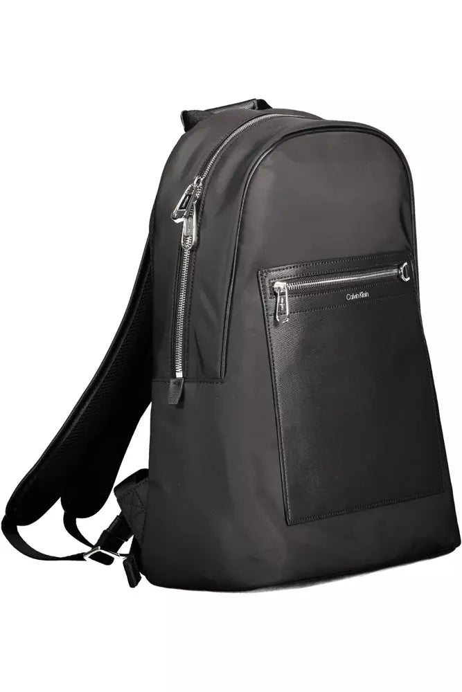 Calvin Klein Black Polyester Men Backpack - KALAJ