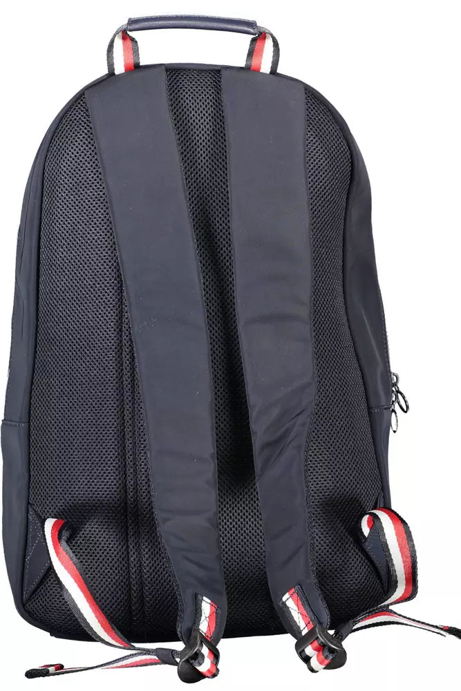 Tommy Hilfiger Blue Polyester Men Backpack - KALAJ