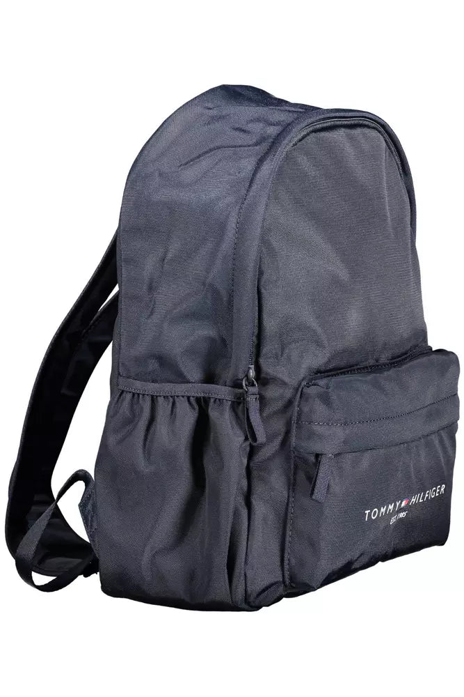 Tommy Hilfiger Blue Polyester Men Backpack - KALAJ