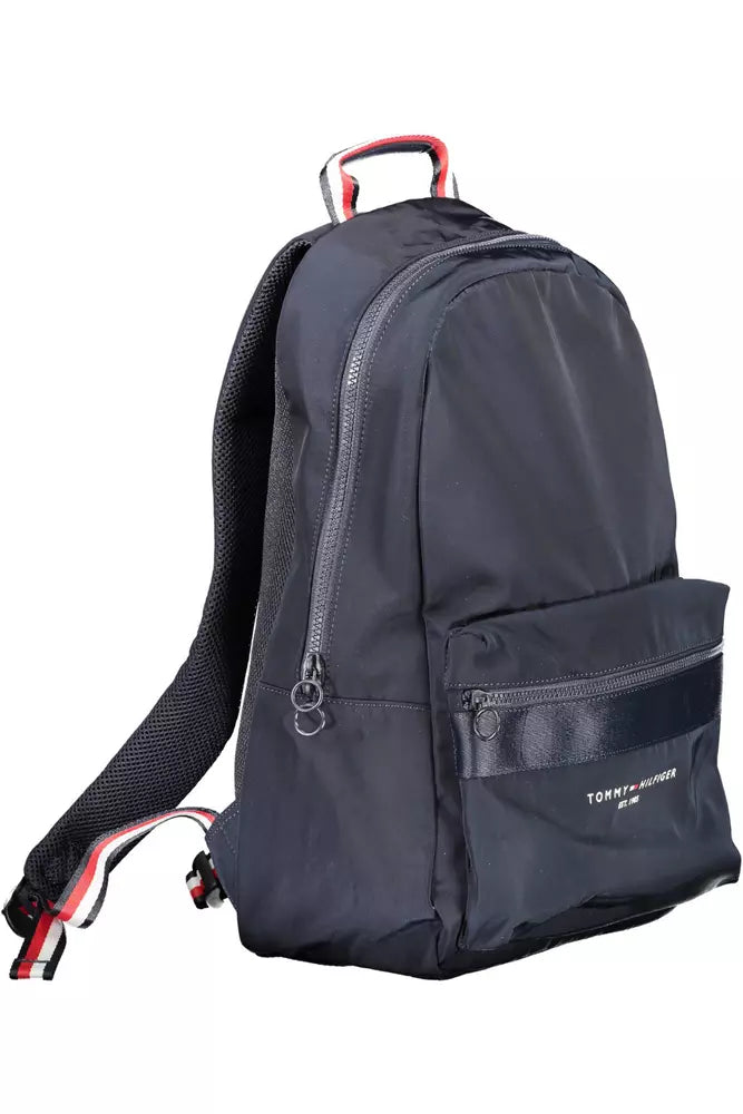 Tommy Hilfiger Blue Polyester Men Backpack - KALAJ